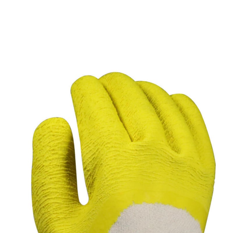 Work Gloves - Polyester Knitted Latex Factory