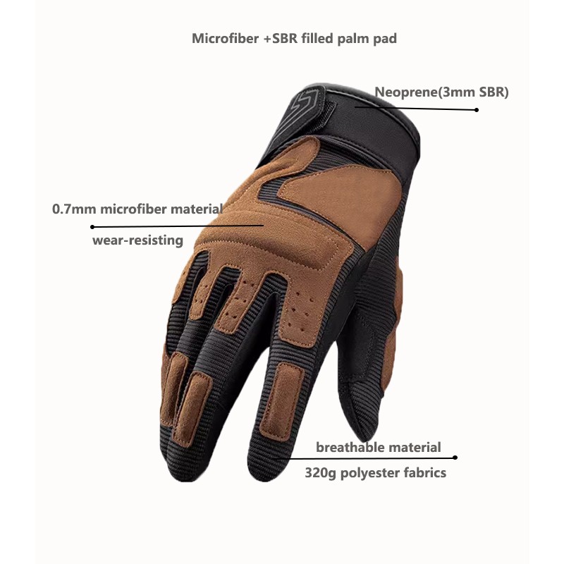 Motorcycle Gloves - Full Finger Professional Factory