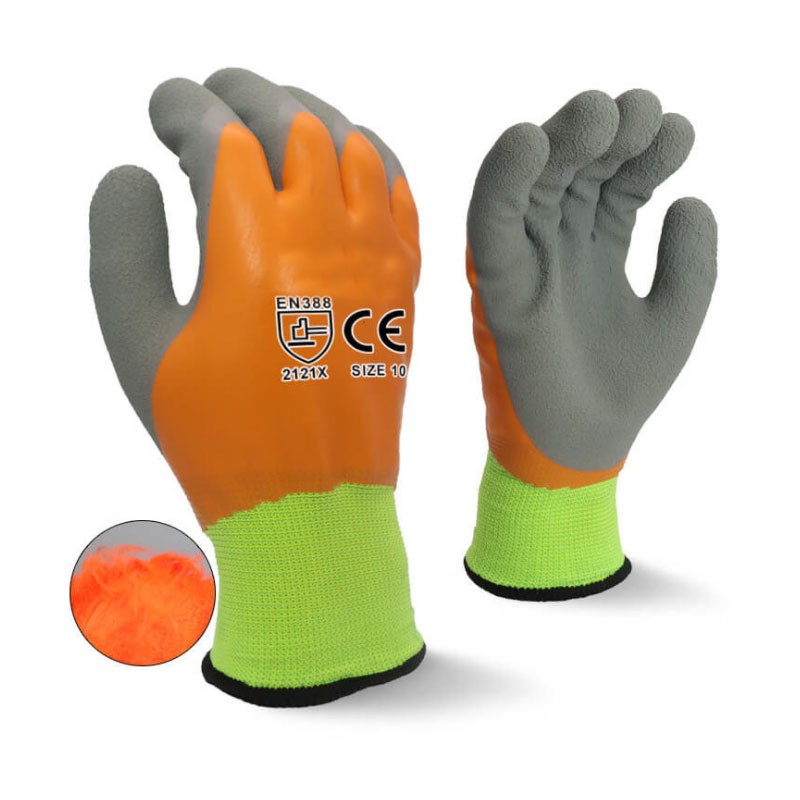 Latex Gloves - Anti-Slip Crinkle Finish Factory