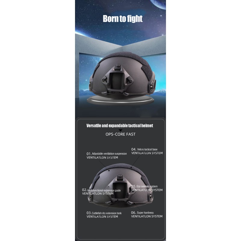 Tactical Helmet - ABS Material Wholesale Factory