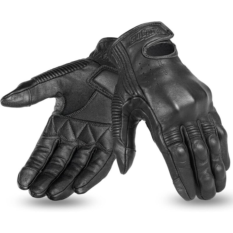 Motorcycle Gloves - Real Leather Summer Factory