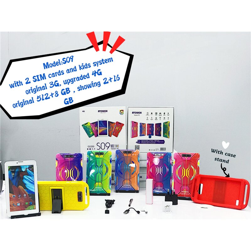 Kids Tablet PC Manufacturer - ATOUCH S09 2021 Hot Children Color Cover