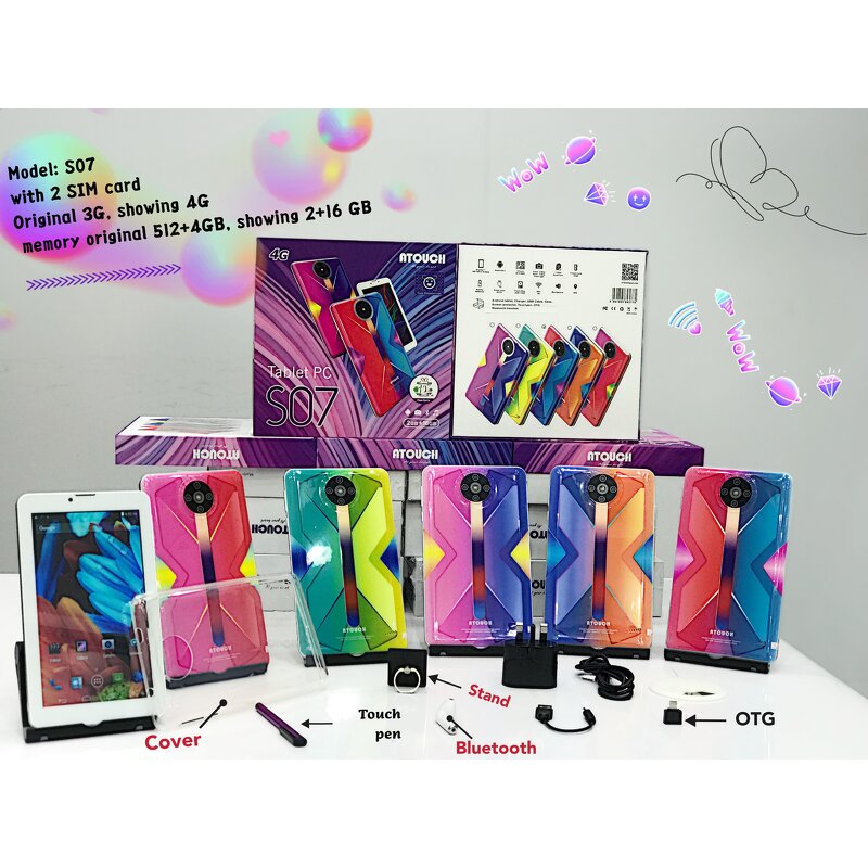 Tablet PC Manufacturer - ATOUCH S07 7 Inch 2+16GB 4G CPU Android