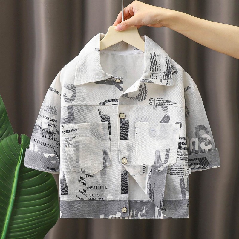 Children's Shirt - Denim Cotton Long-Sleeved Factory