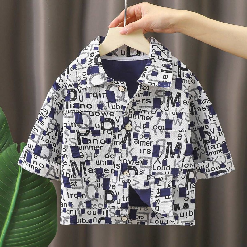 Children's Shirt - Denim Cotton Long-Sleeved Factory