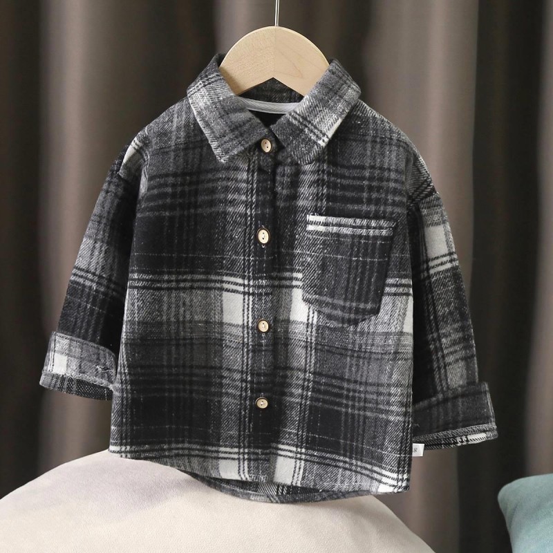 Children's Shirt - Cotton Lapel Round Neck Factory