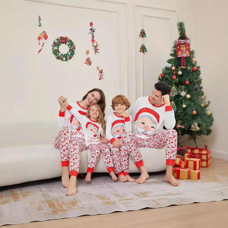 Family Pajamas - Christmas Four-Parties Set