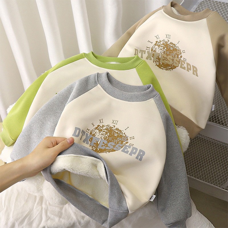 Baby Hoodie - Cartoon Thickened Fleece Factory