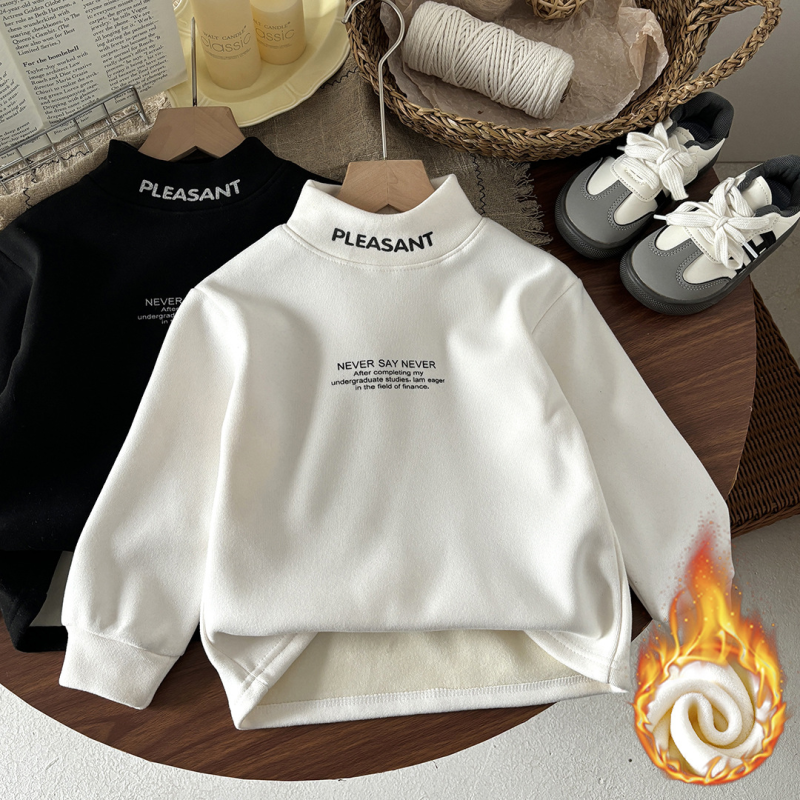 Children's Thermal Shirt - Fleece-lined Letters Factory