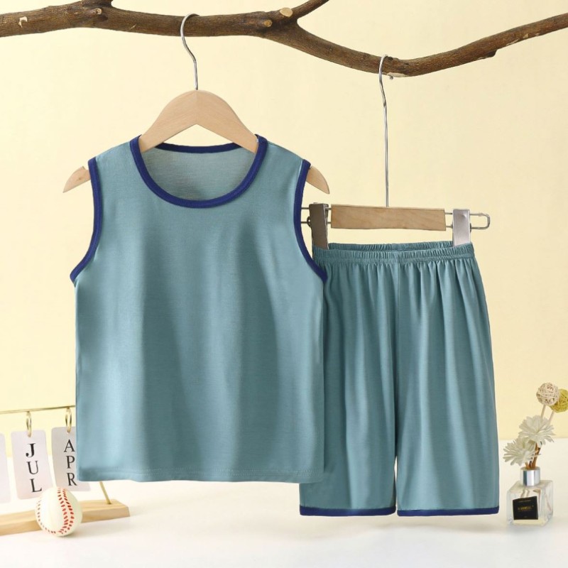 Kids Pajamas - Modal Vest Shorts Set Factory