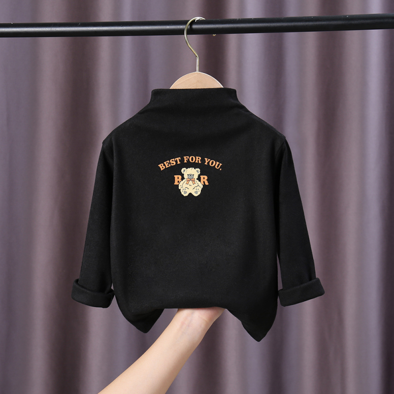 Children's Base Shirt - Half Crew Neck Velvet Factory