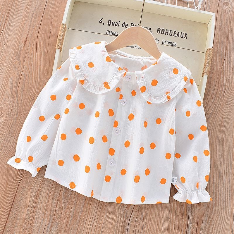 Girls Blouse - Casual Cotton Long-Sleeved Factory