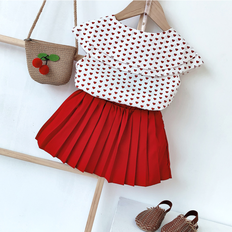 Girls Two-Piece Set - Summer Korean Cotton Factory