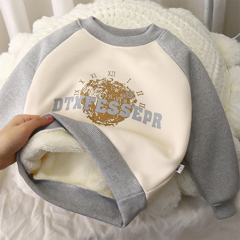 Baby Hoodie - Cartoon Thickened Fleece Factory