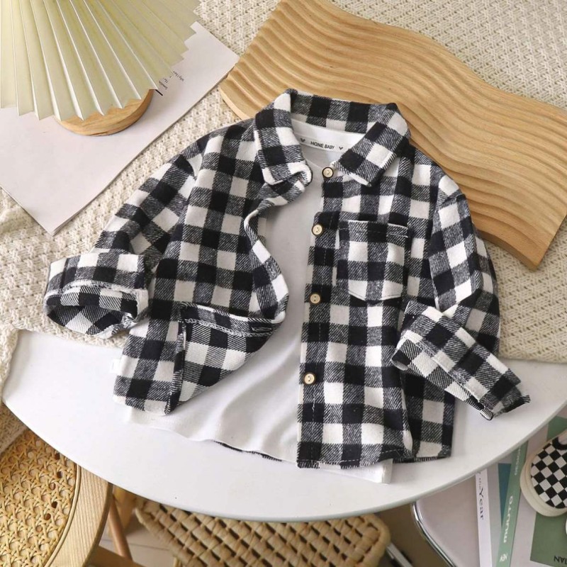 Children's Shirt - Cotton Lapel Round Neck Factory