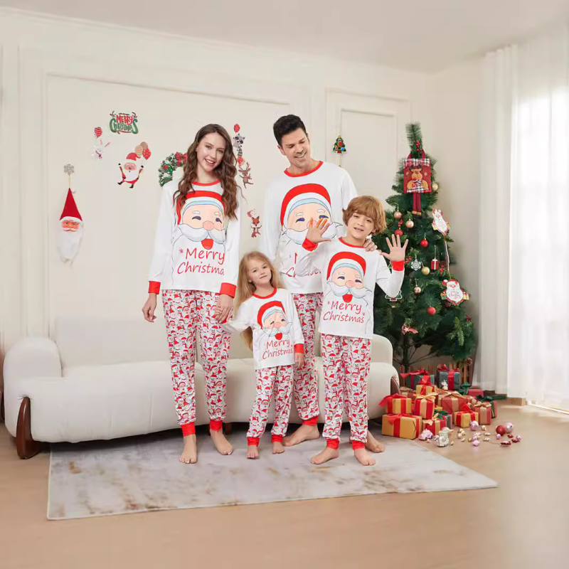 Family Pajamas - Christmas Four-Parties Set