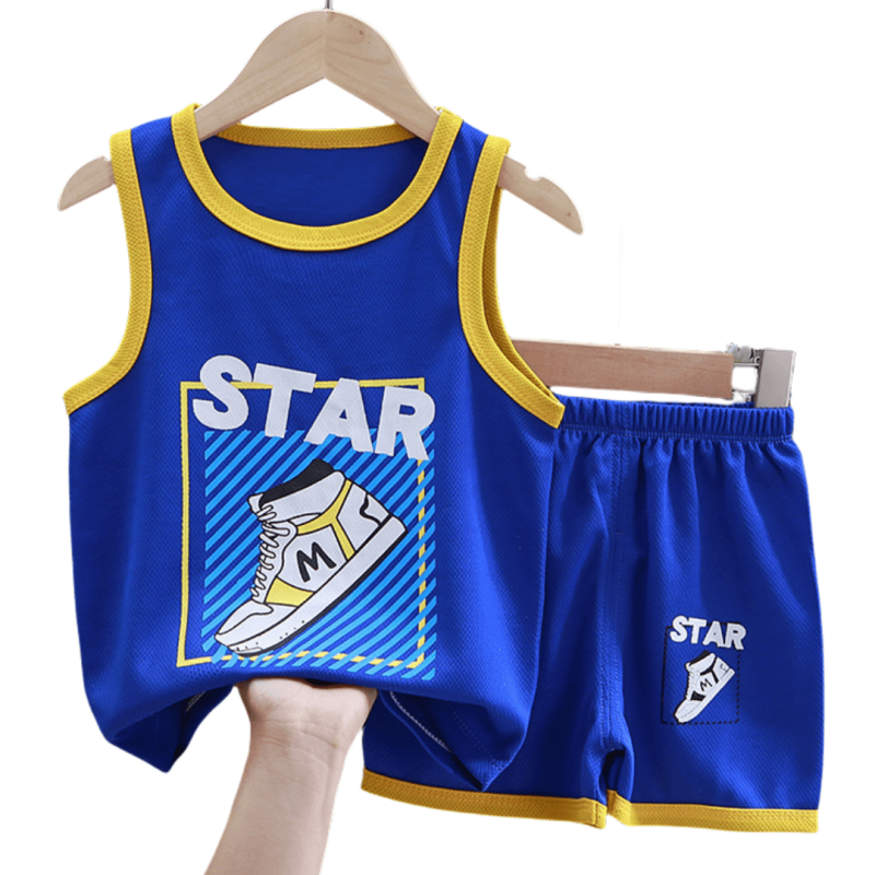 Children's Pajamas - Summer Vest Shorts Set Factory