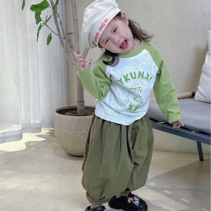 Children's Tops - Insert Shoulder Elastic Cotton