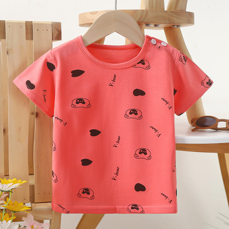Children's T-Shirt - Summer Cotton Korean Factory