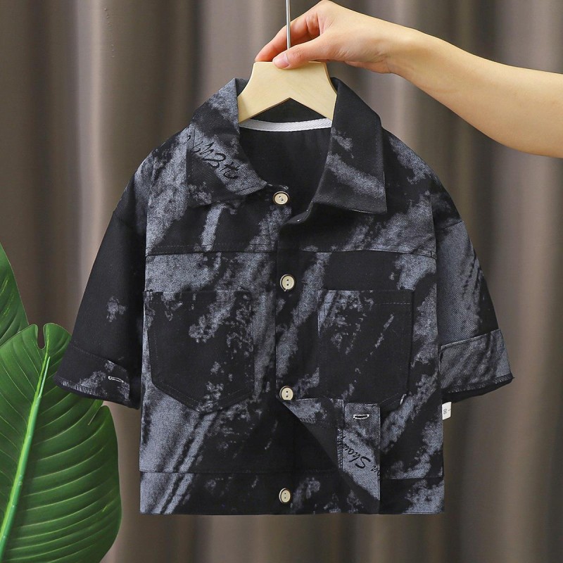 Children's Shirt - Denim Cotton Long-Sleeved Factory