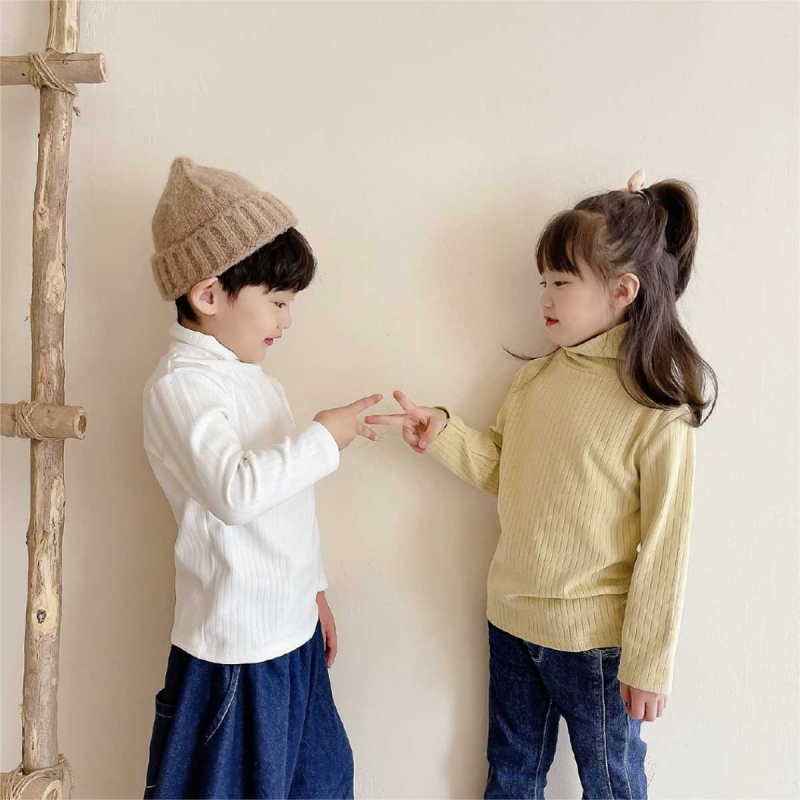 Children's Shirt - Turtleneck Solid Color Factory