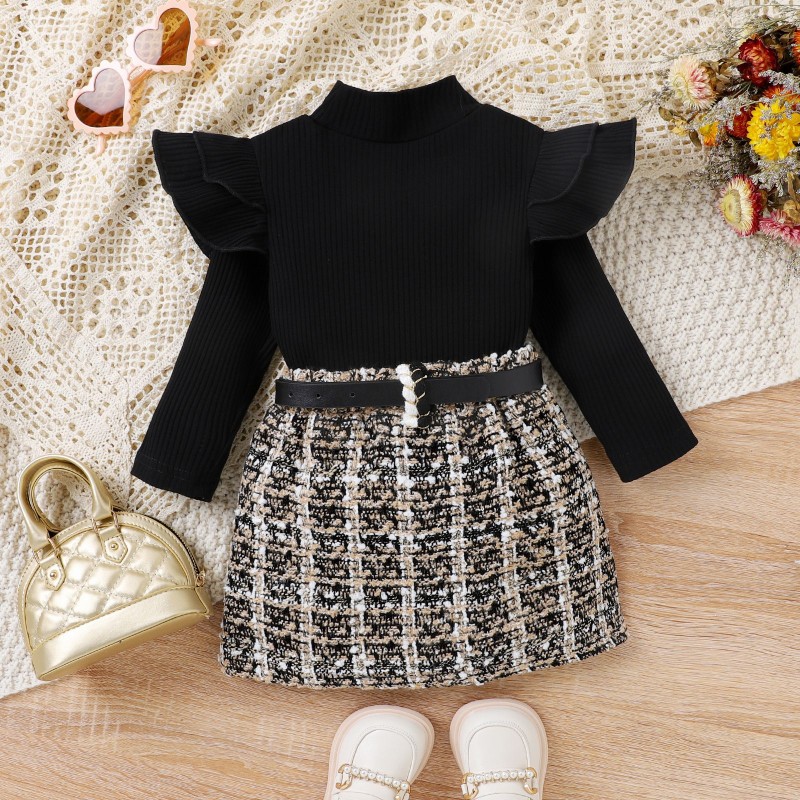 Girls Suit - Tweed Short Skirt ODM Factory