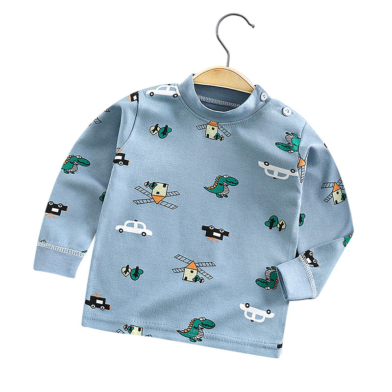 Children's Tops - Long-Sleeve Cotton Drop-shipping