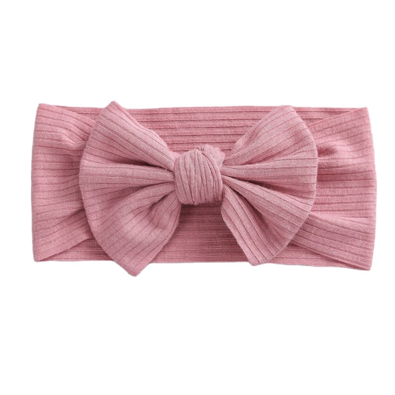 Baby Hair Bands - Nylon Stretchy Bow Wholesale