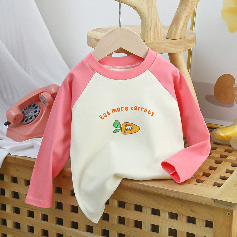 Children's T-Shirt - Long Sleeve Cartoon Wholesale