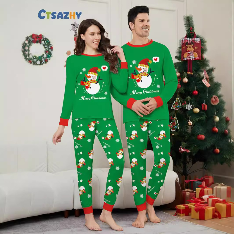 Family Pajamas - Snowman Christmas Outfit