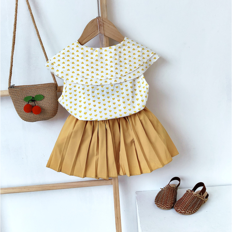 Girls Two-Piece Set - Summer Korean Cotton Factory