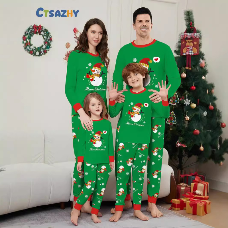 Family Pajamas - Snowman Christmas Outfit