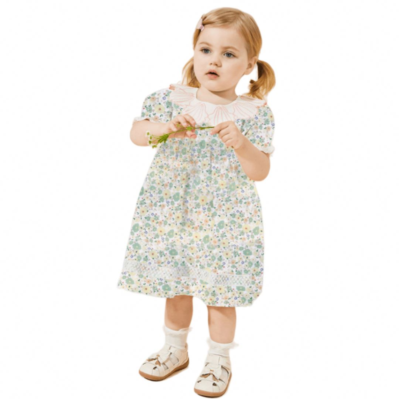 Smocked Dress - Kids Girls Casual Factory Price