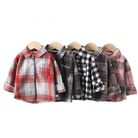 Children's Shirt - Cotton Lapel Round Neck Factory