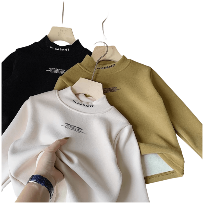 Children's Thermal Shirt - Fleece-lined Letters Factory