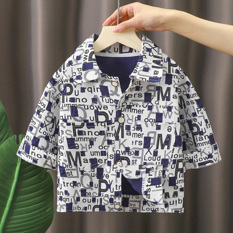 Children's Shirt - Denim Cotton Long-Sleeved Factory