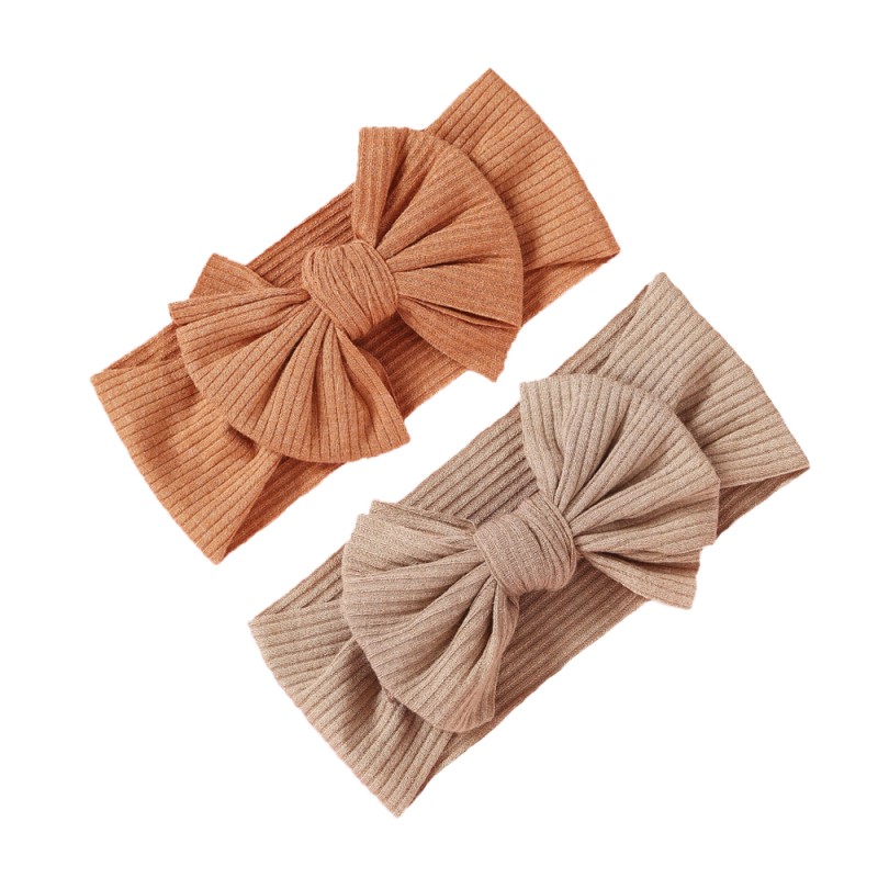 Baby Hair Bands - Nylon Stretchy Bow Wholesale