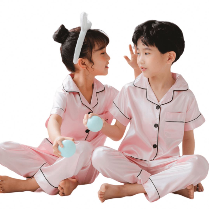 Kids Pyjamas - Organic Satin Set Manufacturer