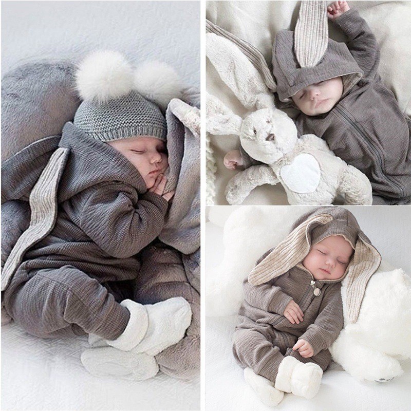 Baby Rompers - Winter Hooded Jumpsuit Factory