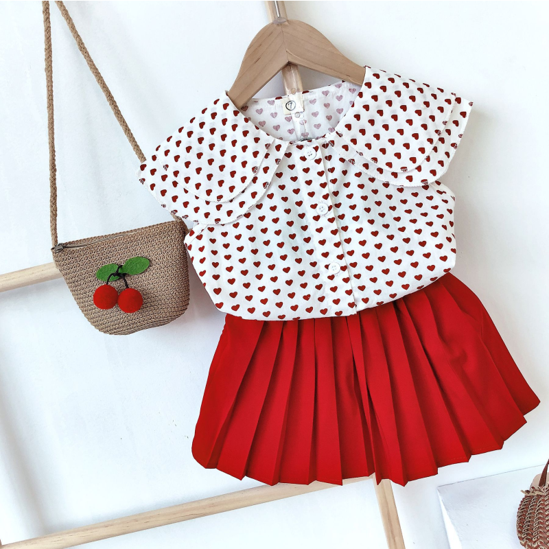 Girls Two-Piece Set - Summer Korean Cotton Factory