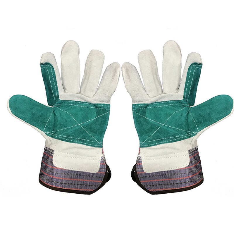 Leather Work Gloves Factory - Cowhide Heavy Duty Anti-Slip