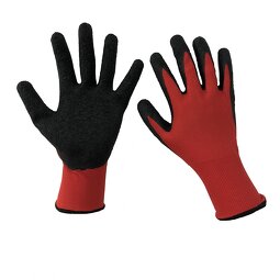 Latex Safety Gloves Factory - Black Latex Coated Wholesale