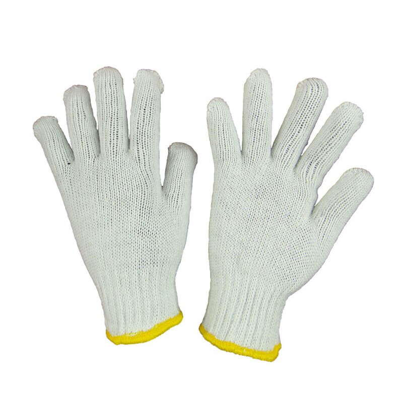 Cotton Knitted Gloves Factory - 7G 3-Strand Yarn XL