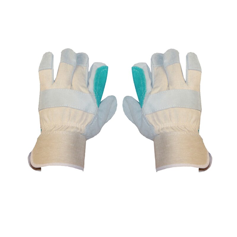Welding Gloves Manufacturer - Double Palm Cow Split Leather