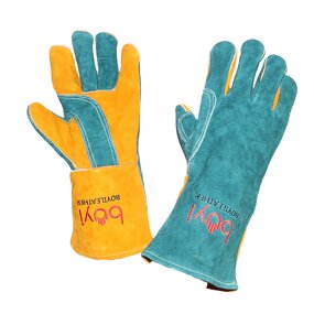 Winter Welding Gloves Factory - Long Leather Reinforced Palm