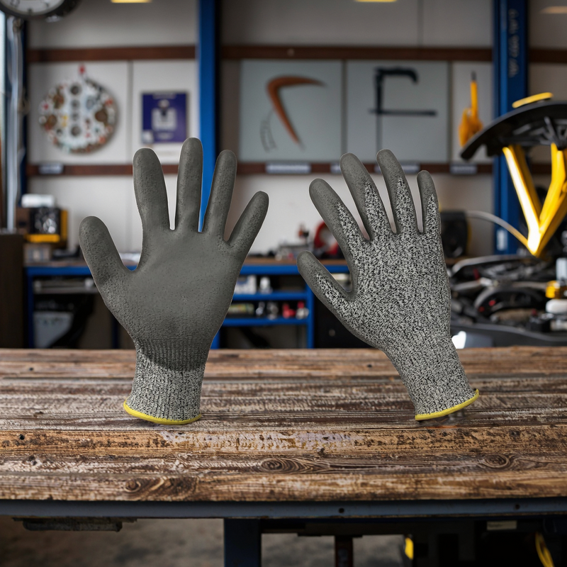 Safety Gloves Manufacturer - HPPE PU Coated Outdoor