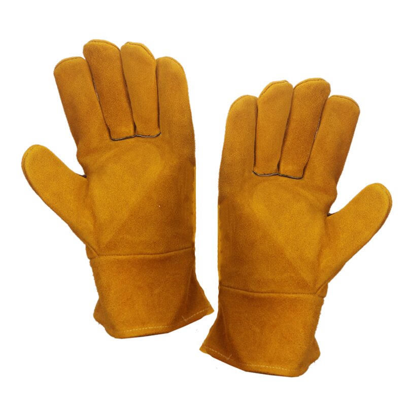 Industrial Safety Gloves Factory - Cow Leather Welding Professional