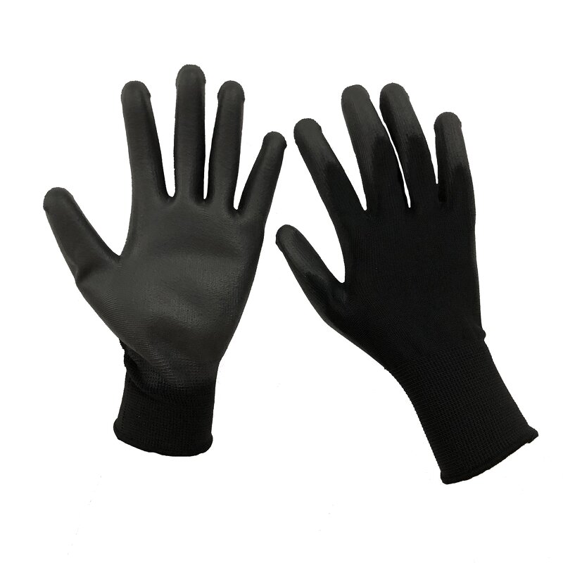 Safety Gloves Factory - 13 Gauge Polyester PU Coated