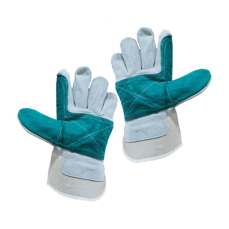 Welding Gloves Manufacturer - Double Palm Cow Split Leather