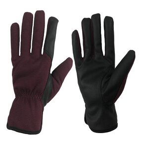 Safety Hand Gloves Manufacturer - Full Finger PU Leather Fleece